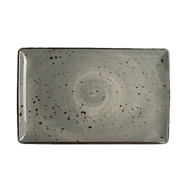 Steelite 7065MM300 Urban Smoke 12" x 7-1/2" Rectangle Tray