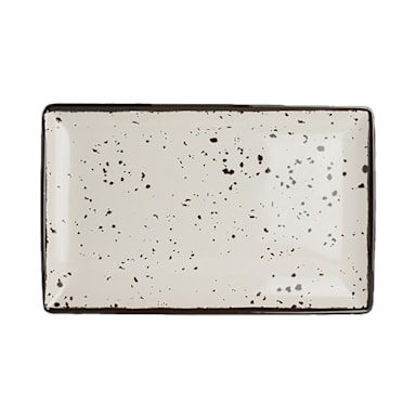 Steelite 7066MM300 Urban Snow 12" x 7-1/2" Rectangle Tray