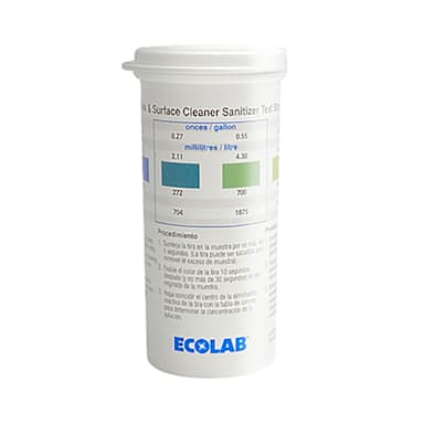 Ecolab 53002284 Sink/Surface Sanitizer Test Strip