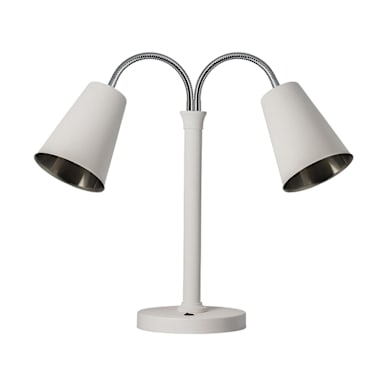 Bon Chef 9670-BIANCO White Bianco Double Bulb Heat Lamp