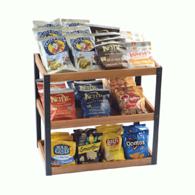 Cal-Mil 22330-3-99 Madera 12" x 20" x 18.75" 3-Tier Merchandiser