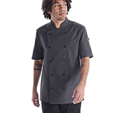 Chefware CW4413-CW105-S (GRAPHITE)-Sall Unisex Chef Jacket
