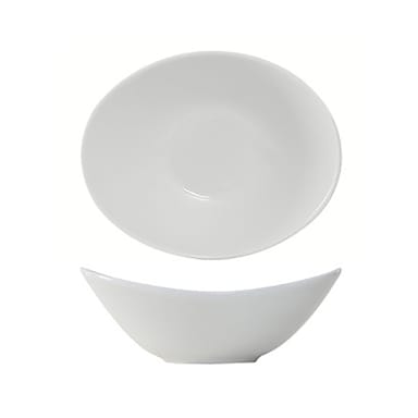 Tuxton BPD-0807 8" White Capistranno 20 Ounce Bowl