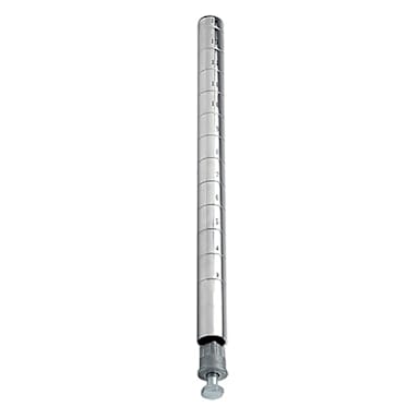Quantum Storage Systems P74C Chrome Plated 74" Post with Leveling Leg