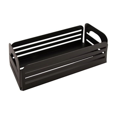 G.E.T. IR-720-MG Metal Gray 12-1/2" x 4-3/8" x 4" Condiment Stand