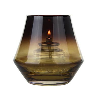 Sterno Products 80550 Cymbal Amber 4" x 4"H Candle Lamp - 6 / CS