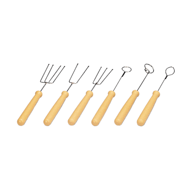 J.B. Prince B650 6-Pc. Chocolate Dipping Fork Set