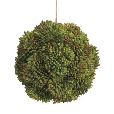 Allstate Floral AA3741-GR 4" Green Sedum Orb Decorative Ball - 6 / PK