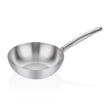 La Bellevie 104WK24 Tri-Ply S/S 9-1/2" Wok Pan