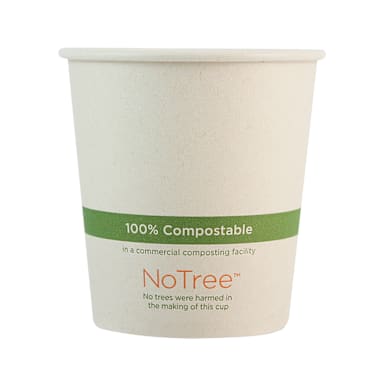 World Centric CU-SU-10 No Tree 10 Ounce Paper Hot Cup - 1000 / CS