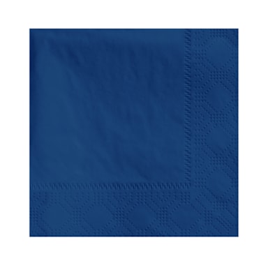 Hoffmaster 180322 Navy Regal 9.5" x 9.5" Beverage Napkin - 1000 / CS