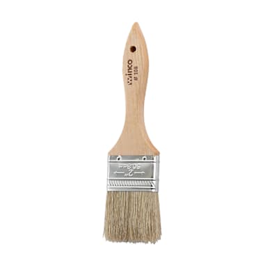 Winco WBR-20 Flat 2"W Pastry Brush with Boar Bristles