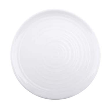 Elite Global Solutions DS8-W Swirl White 8" Round Plate - 6 / CS