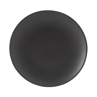 Tuxton VBA-090 Zion Matte Black 9" Coupe Plate