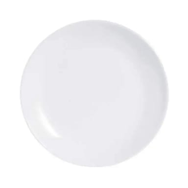 Arcoroc N9362 Evolutions White 7-1/4" Coupe Dessert Plate