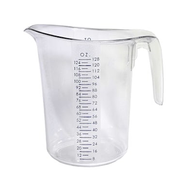 Service Ideas MP128CL 128 Ounce Measuring Pitcher with Handle