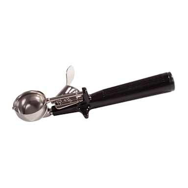 Winco ICOP-30 1-Pc 1 Ounce #30 Disher with Black Handle