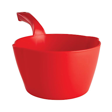Vikan 56824 Red 64 Ounce Scoop with Pour Spouts