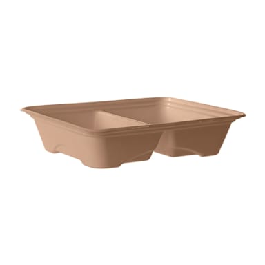 Eco Products EP-NSCTR13102L 2-Compartment Half Size Pan