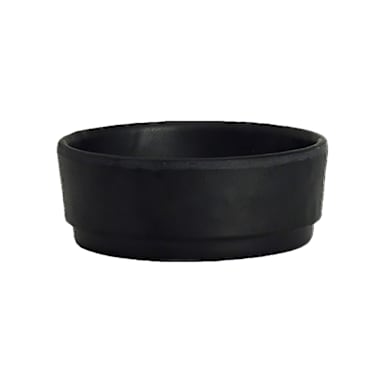 Steelite 7181TM511 Cali Black 2 Ounce Melamine Dish