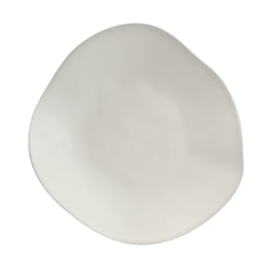 Delfin 7002DD006 Marisol Sand Shell 15.5" x 15" Fruit Platter - 6 / CS