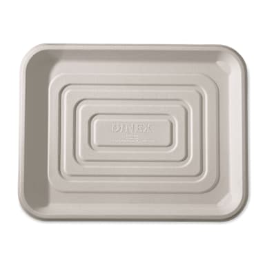 Dinex DXTR1418D Bagasse 14" x 18" Disposable Tray