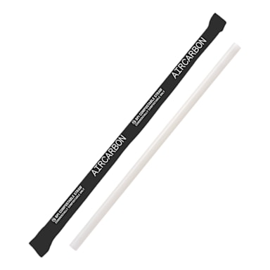 Newlight GT3NAWR2400 AirCarbon Wrapped Natural 8.25" Straw - 2400 / CS