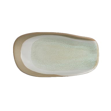 Steelite 6163RG152 Forager Tan 9" x 4.5" Rectangle Tray