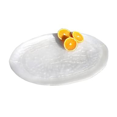 Steelite KMK2717SH Wave Shell 24" x 14" Oval Platter