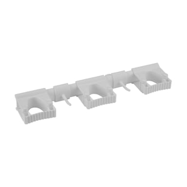 Vikan 10115 White Hygienic Hi-Flex Wall Bracket System