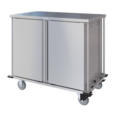 Dinex DXPTQC2T2DPT28 2-Door Meal Delivery Cart