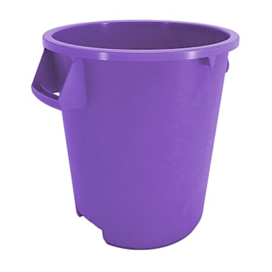Carlisle 84101089 Bronco Purple 10 Gallon Waste Container