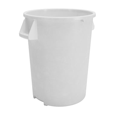 Carlisle 84102002 Bronco White 20 Gallon Waste Container