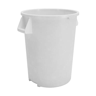 Carlisle 84103202 Bronco White 32 Gallon Waste Container