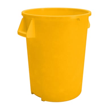 Carlisle 84103204 Bronco Yellow 32 Gallon Waste Container