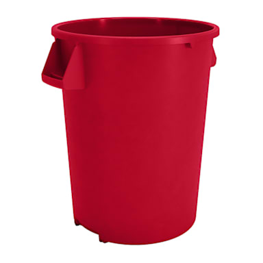 Carlisle 84103205 Bronco Red 32 Gallon Waste Container
