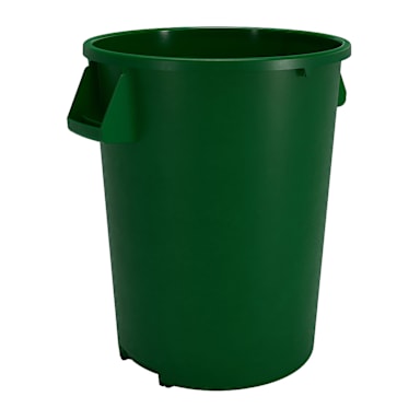 Carlisle 84103209 Bronco Green 32 Gallon Waste Container