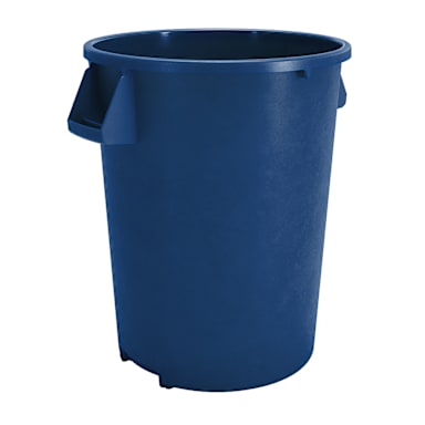 Carlisle 84103214 Bronco Blue 32 Gallon Waste Container