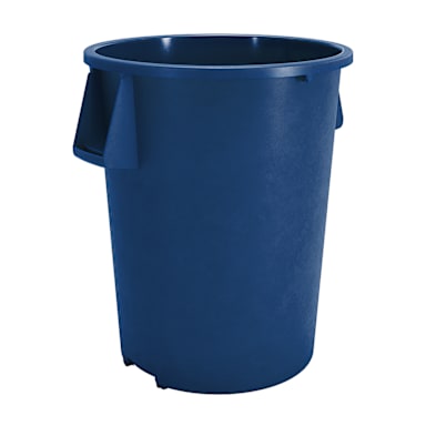 Carlisle 84104414 Bronco Blue 44 Gallon Waste Container