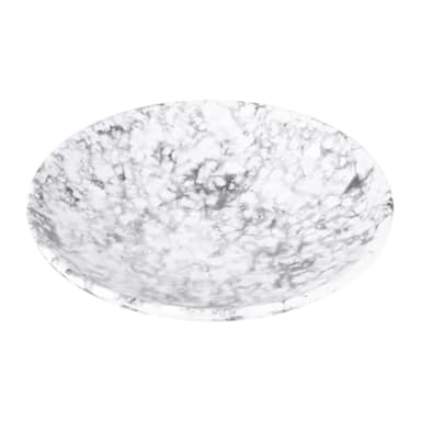 EGS B379060-BBM Hermosa Black Marble 6" Round Plate - 6 / CS