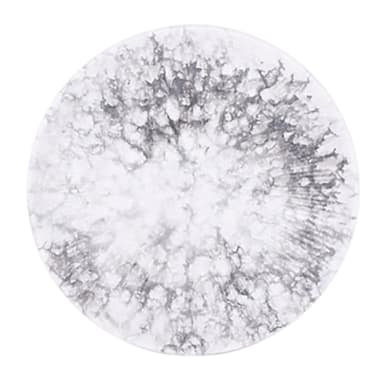 EGS B379825-BBM Hermosa Black Marble 8.25" Round Plate - 6 / CS