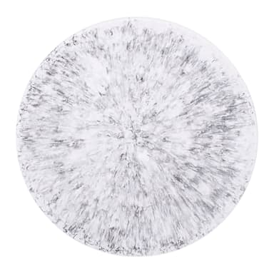 EGS B380130-BBM Hermosa Black Marble 13" Round Plate - 6 / CS