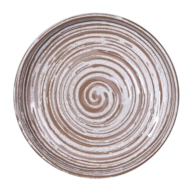 EGS B395099-SDW Stardust White 9" Round Coupe Plate - 6 / CS