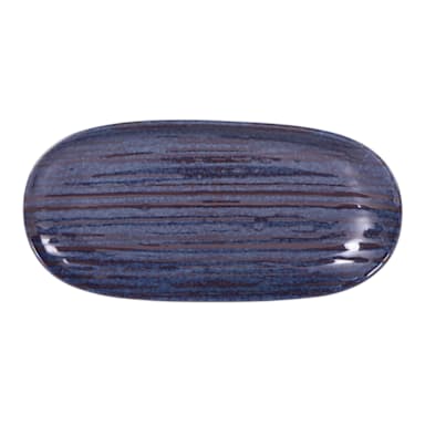 EGS B396110-SDB Stardust Blue 11 x 5.25" Oval Plate - 6 / CS