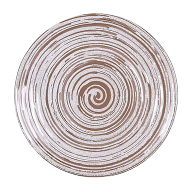 EGS B399088-SDW Stardust White 8.75" Round Plate - 6 / CS