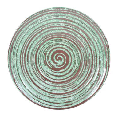 EGS B399106-SDG Stardust Green 10.5" Round Plate - 6 / CS