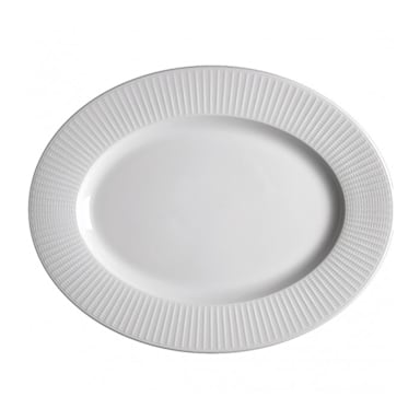 Steelite 9117C1190 Willow 13" x 10-1/4" Oval Plate