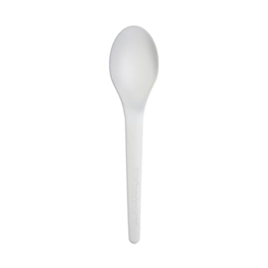 Eco Products EP-S013 White High-Heat Plantware 6 In. Spoon - 1000 / CS