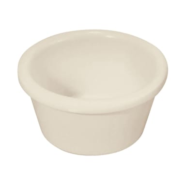 Winco RP-2B Bone Melamine 2 Ounce Ramekin - Dozen