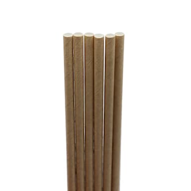 World Centric ST-PA-8-K FSC Kraft 8" Paper Straw - 6000 / CS